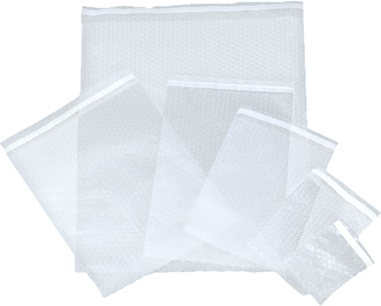 Sealed Air - PKG10431 3/16" x 8" x 18" Bubble Bag With 1" Lip Seal & Tape, 250/Cs - 100911295