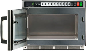 Sharp - 1200 W Twin Touch Commercial Microwave Oven with Dual Touch Pads - R-CD1200M