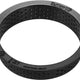 Silikomart - 2.7" x 0.78" Round Black Microperforated Thermoplastic Composite Tarte Ring, #8 - TART RING 70