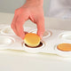 Silikomart - 2.8" x 0.3" x 0.07" 6 Compartment Round Silicone Baking Mold With 6 Rings - KIT TART RING 8