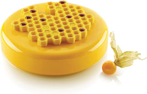 Silikomart - 5.5" Silicone Baking Mold Freezing Mould with 2 Honeycomb Cavities - MIEL 80