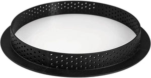 Silikomart - 5.9" x 0.7" 2 Compartment Round Thermoplastic Composite Tarte Ring with #2 Rings - TART RING 15