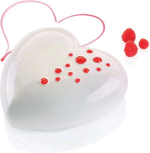 Silikomart - 6.6" x 6.4" x 2.4" Silicone Kit Stella Del Circo Baking Mould with Cutter - TI AMO