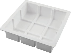 Silikomart - 6.7" x 6.7" x 1.9" Silicone Cubik 1400 Baking Mould - CUBIK