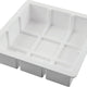 Silikomart - 6.7" x 6.7" x 1.9" Silicone Cubik 1400 Baking Mould - CUBIK