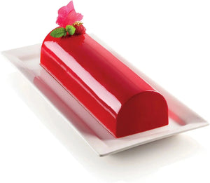 Silikomart - 9.8" x 3.5" x 2.7" Silicone Kit Bûche Wood Baking Mould - WOOD01 (KIT BUCHE)