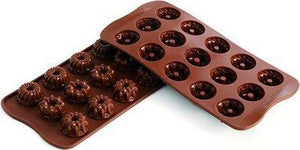 Silikomart - Silicone 15 Compartment Fantasia Chocolate Mold - SCG19