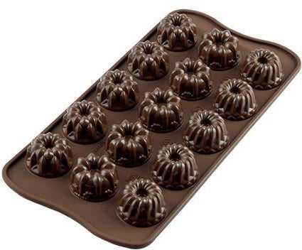 Silikomart - Silicone 15 Compartment Fantasia Chocolate Mold - SCG19