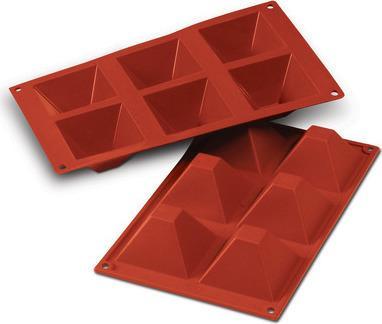 Silikomart - Silicone 6 Compartment Pyramid Baking Mold - SF007