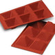 Silikomart - Silicone 6 Compartment Pyramid Baking Mold - SF007