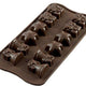 Silikomart - Silicone Brown 12 Compartment Easter Chocolate Mold - SCG06