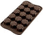 Silikomart - Silicone Brown 15 Compartment Fleury Chocolate Mold (0.30 Oz Each) - SCG08