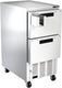 Silver King - 18” Cold holding Refrigerator with 2 Drawer and 3″ Heavy-duty Soft Casters - SKDL18-EDUS4