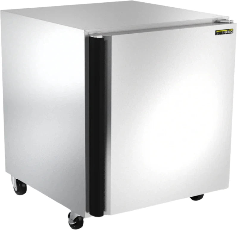 Silver King - 27” Undercounter Freezer with Right Hand Door and 3" Casters - SKF27A-ESUS1