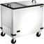 Silver King - 34” Mobile Freezer with Insulated Side-to-side Sliding Lids and 5