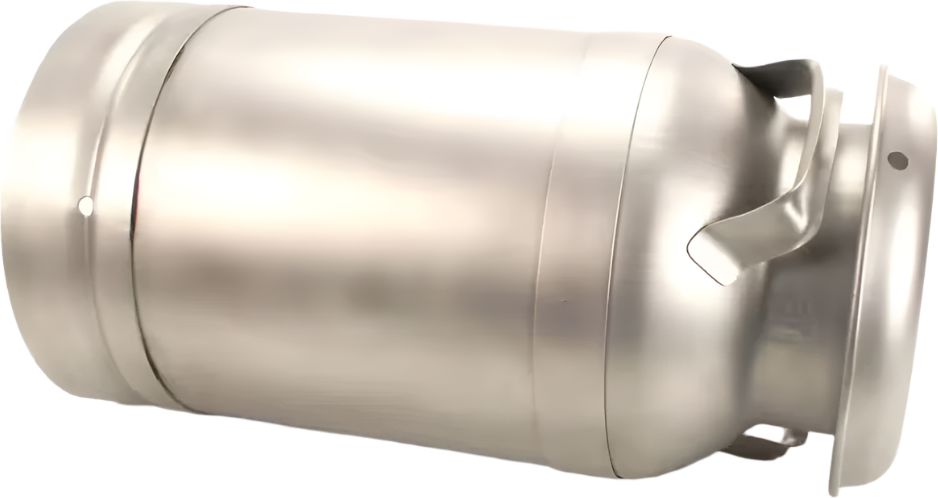 Silver King - 5 Gallon Stainless Steel Milk Dispenser Can - 60224