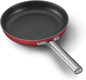 Smeg - 11" 50's Style Non-Stick Fry Pan Red - CKFF2801RDM