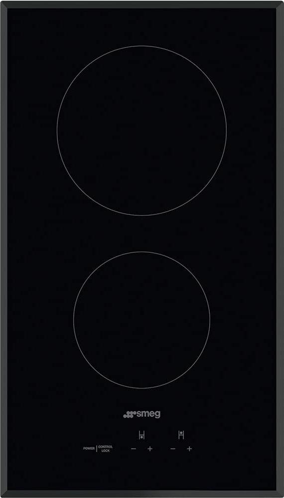 Smeg - 12" 2-Burner Electric Drop-In Ceramic Cooktop - SEU122B (Special Order)