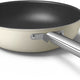 Smeg - 12" 50's Style Non-Stick Wok Cream - CKFW3001CRM