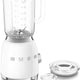 Smeg - 1.6 Qt Retro 50's Style White Table Blender - BLF03WHUS