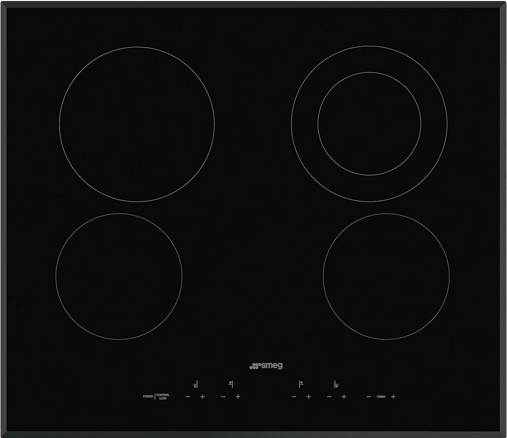 Smeg - 24" 4-Burner Electric Drop-In Ceramic Cooktop - SEU244ETB (Special Order)