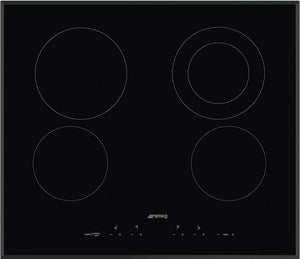 Smeg - 24" 4-Burner Electric Drop-In Ceramic Cooktop - SEU244ETB (Special Order)