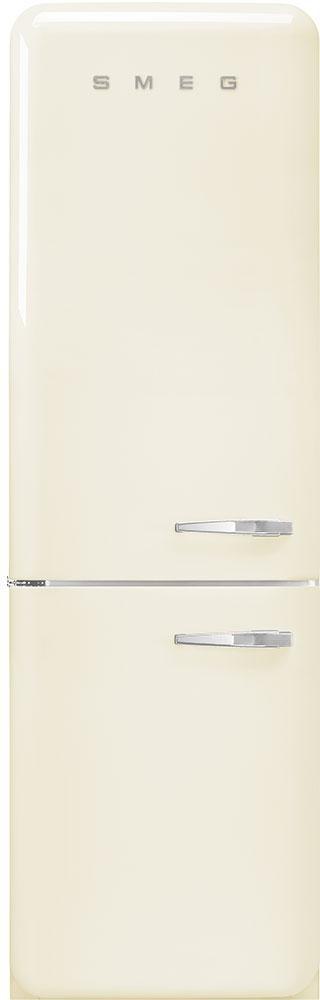 Smeg - 24" 50's Retro Style No Frost RefrigeratorLeft Hinge Cream - FAB32ULCR3 (Special Order)