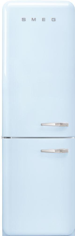 Smeg - 24" 50's Retro Style No Frost RefrigeratorLeft Hinge Pastel Blue - FAB32ULPB3 (Special Order)