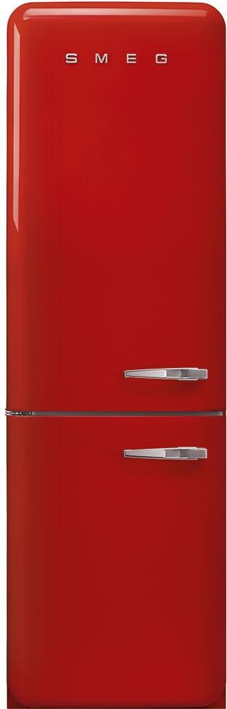 Smeg - 24" 50's Retro Style No Frost RefrigeratorLeft Hinge Red - FAB32ULRD3 (Special Order)