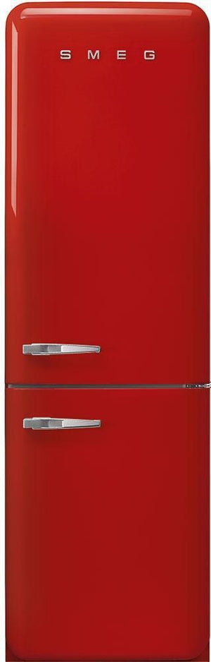 Smeg - 24" 50's Retro Style No Frost RefrigeratorRight Hinge Red - FAB32URRD3 (Special Order)