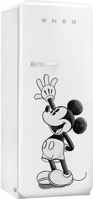 Smeg - 24" 50's Retro Style Refrigerator/Freezer Right Hinge Mickey Mouse - FAB28URDMM4 (Special Order)