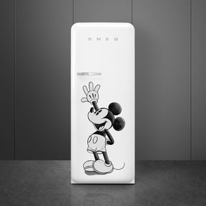 Smeg - 24" 50's Retro Style Refrigerator/Freezer Right Hinge Mickey Mouse - FAB28URDMM4 (Special Order)