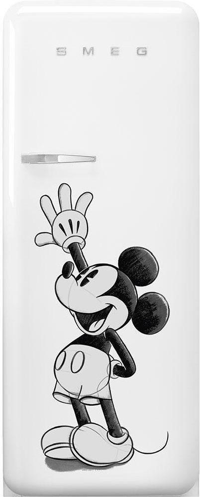 Smeg - 24" 50's Retro Style Refrigerator/Freezer Right Hinge Mickey Mouse - FAB28URDMM4 (Special Order)