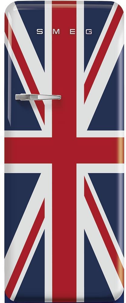 Smeg - 24" 50's Retro Style Refrigerator/Freezer Right Hinge Union Jack - FAB28URDUJ3 (Special Order)