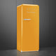 Smeg - 24" 50's Retro Style Refrigerator/Freezer Right Hinge Veuve Clicquot - FAB28URDYVC3 (Special Order)