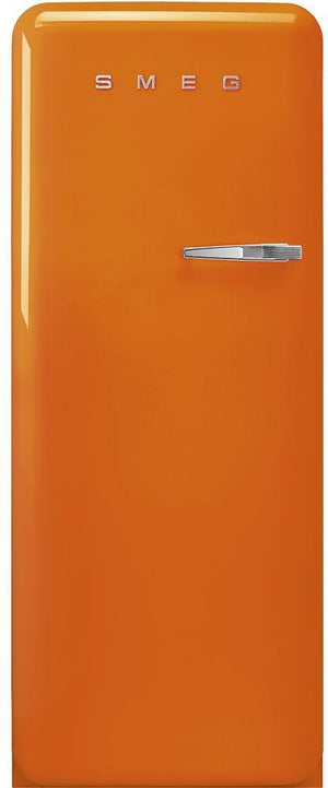 Smeg - 24" 50's Retro Style RefrigeratorLeft Hinge Orange - FAB28ULOR3 (Special Order)