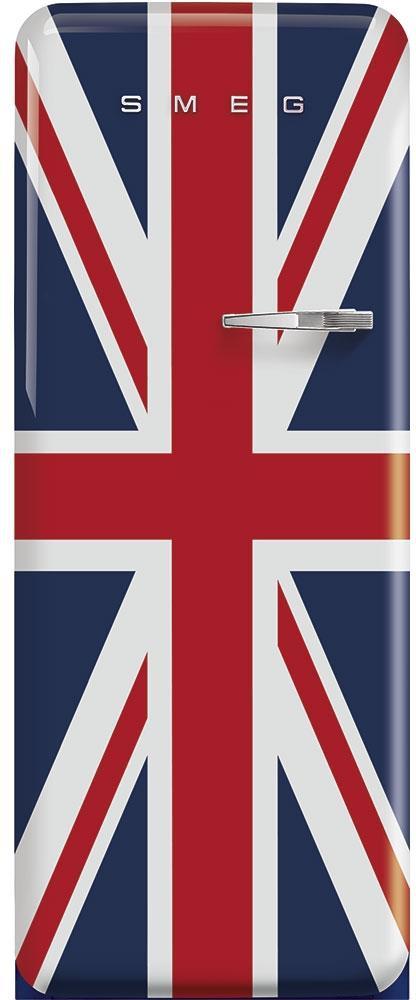 Smeg - 24" 50's Retro Style RefrigeratorLeft Hinge Union Jack - FAB28ULDUJ3 (Special Order)