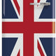 Smeg - 24" 50's Retro Style RefrigeratorLeft Hinge Union Jack - FAB28ULDUJ3 (Special Order)