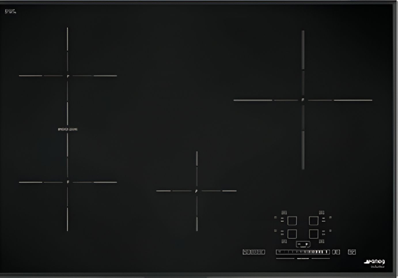 Smeg - 24" Black Induction Cooktop PRELIMINARY - SIMU324D (Special Order)