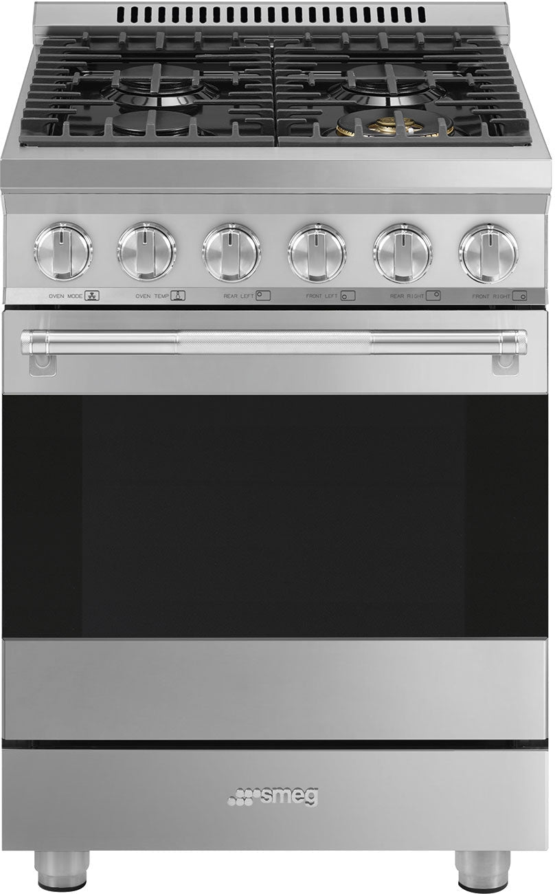 Smeg - 24" Professional Stainless-Steel ALL GAS Range - SPR24UGGX (Special Order)