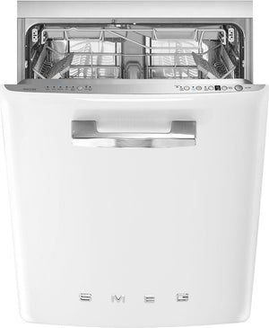 Smeg - 24" White Retro Dishwasher - STU2FABWH2 (Special Order)