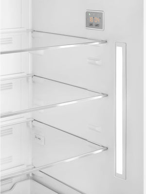 Smeg - 27" 50's Retro Style Bottom Mount Freezer Left Hinge White - FAB38ULWH (Special Order)