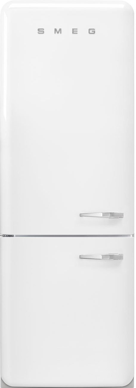 Smeg - 27" 50's Retro Style Bottom Mount Freezer Left Hinge White - FAB38ULWH (Special Order)