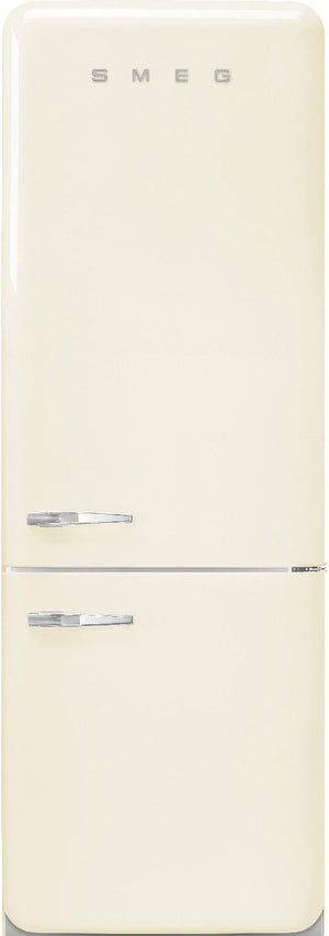 Smeg - 27" 50's Retro Style Bottom Mount Freezer Right Hinge Cream - FAB38URCR (Special Order)