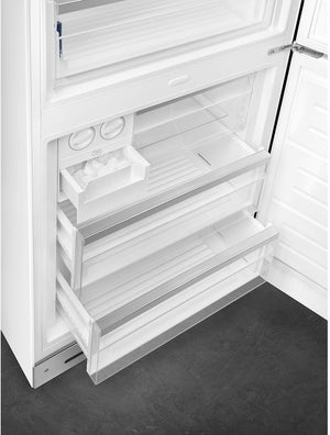 Smeg - 27" 50's Retro Style Bottom Mount Freezer Right Hinge White - FAB38URWH (Special Order)