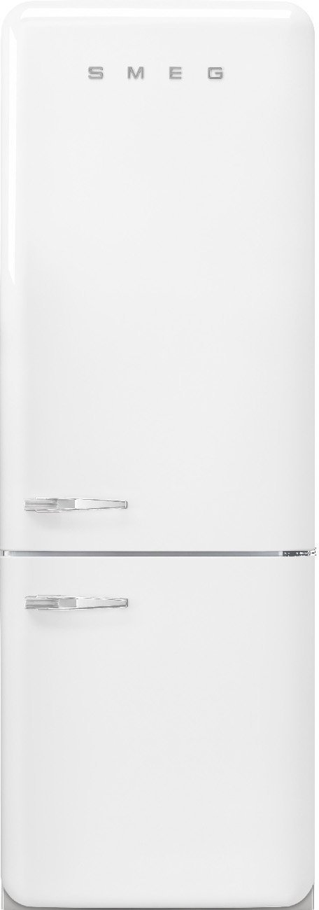 Smeg - 27" 50's Retro Style Bottom Mount Freezer Right Hinge White - FAB38URWH (Special Order)