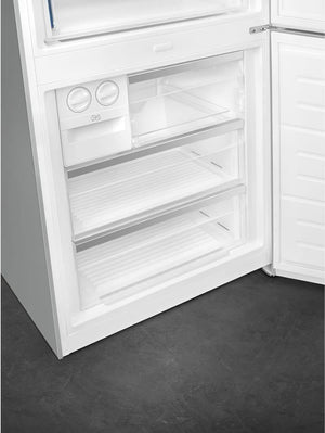 Smeg - 28" Portofino Bottom Mount Freezer Left Hinge Stainless Steel - FA490ULX (Special Order)