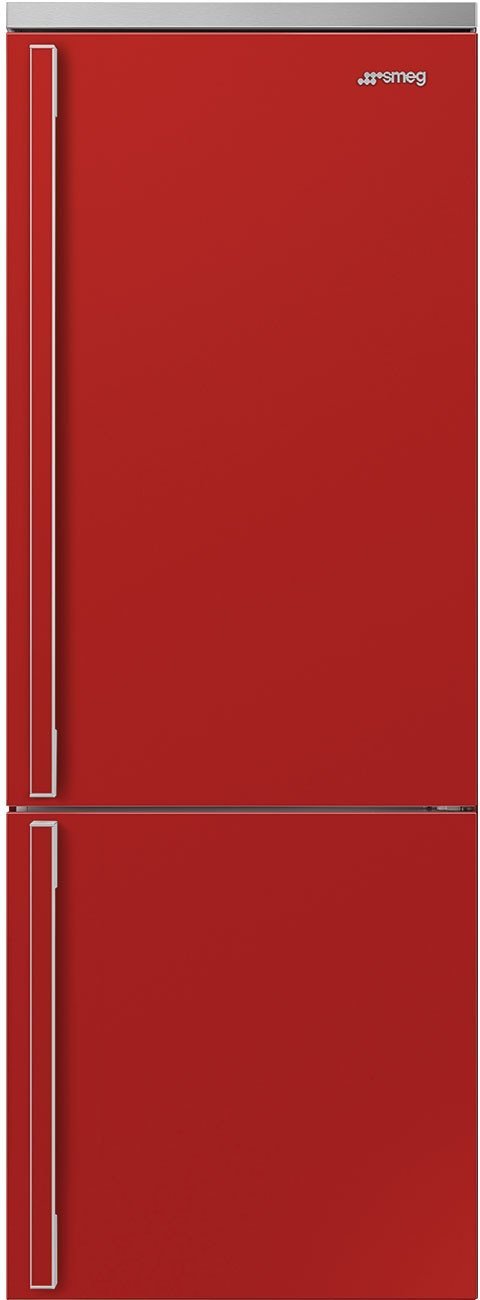 Smeg - 28" Portofino Bottom Mount Freezer Right Hinge Red - FA490URR (Special Order)