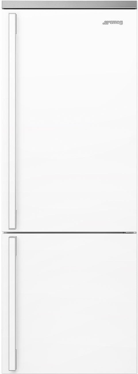 Smeg - 28" Portofino Bottom Mount Freezer Right Hinge White - FA490URWH (Special Order)