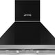 Smeg - 30" Portofino Wall Mount Vent Hood - Black - KPF30UBL (Special Order)